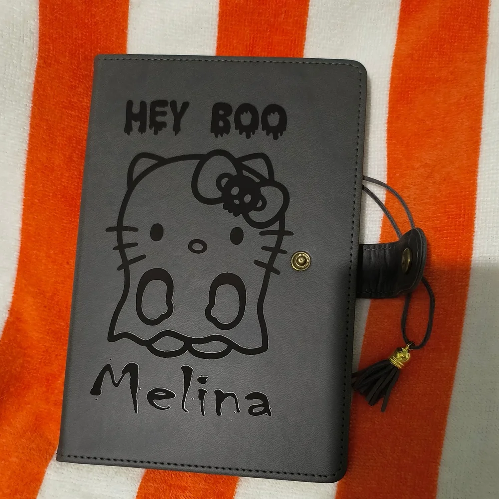 Hello Kitty Ghost Journal Cute Design Personalized